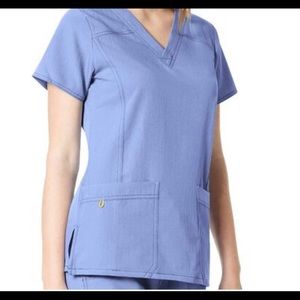 Ceil Blue Scrub Tops and Pants (3 pairs)
